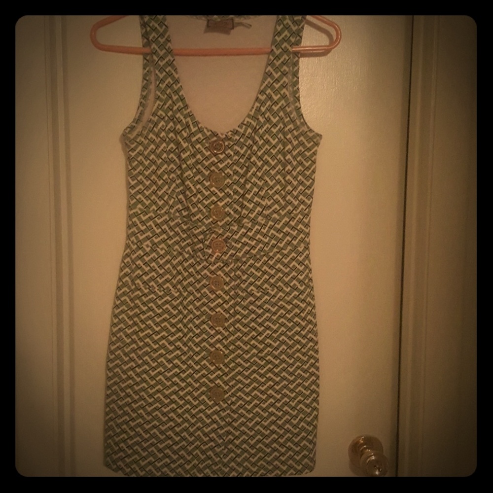 Green summer dress